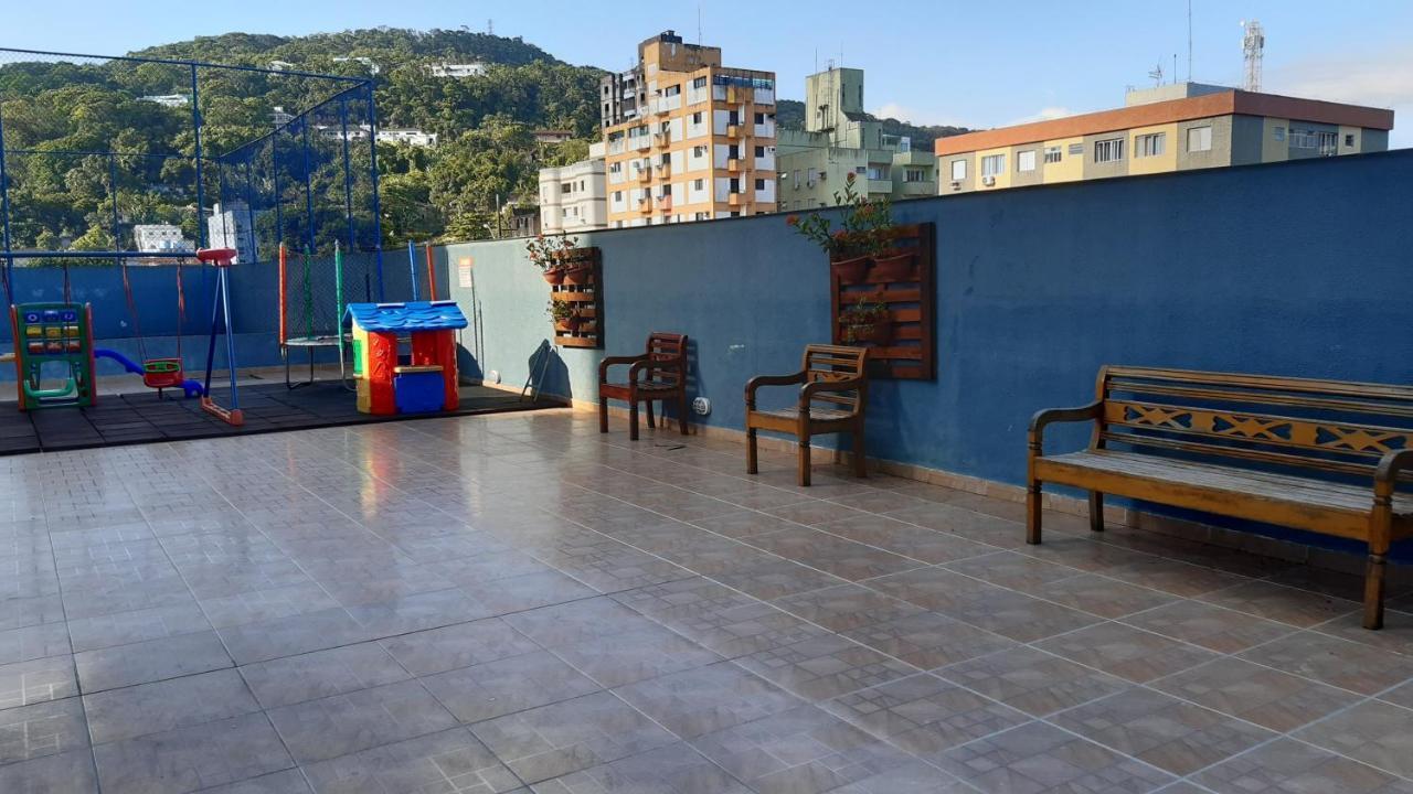 500M Da Praia, Predio Cm Piscina, 1Garagem, Wi-Fi 300 Mbps, Centro De Guaruja, Proximo A Praia E Comercio, Horarios Check-In E Check-Out Flexiveis, Churrasqueira, Daire Dış mekan fotoğraf