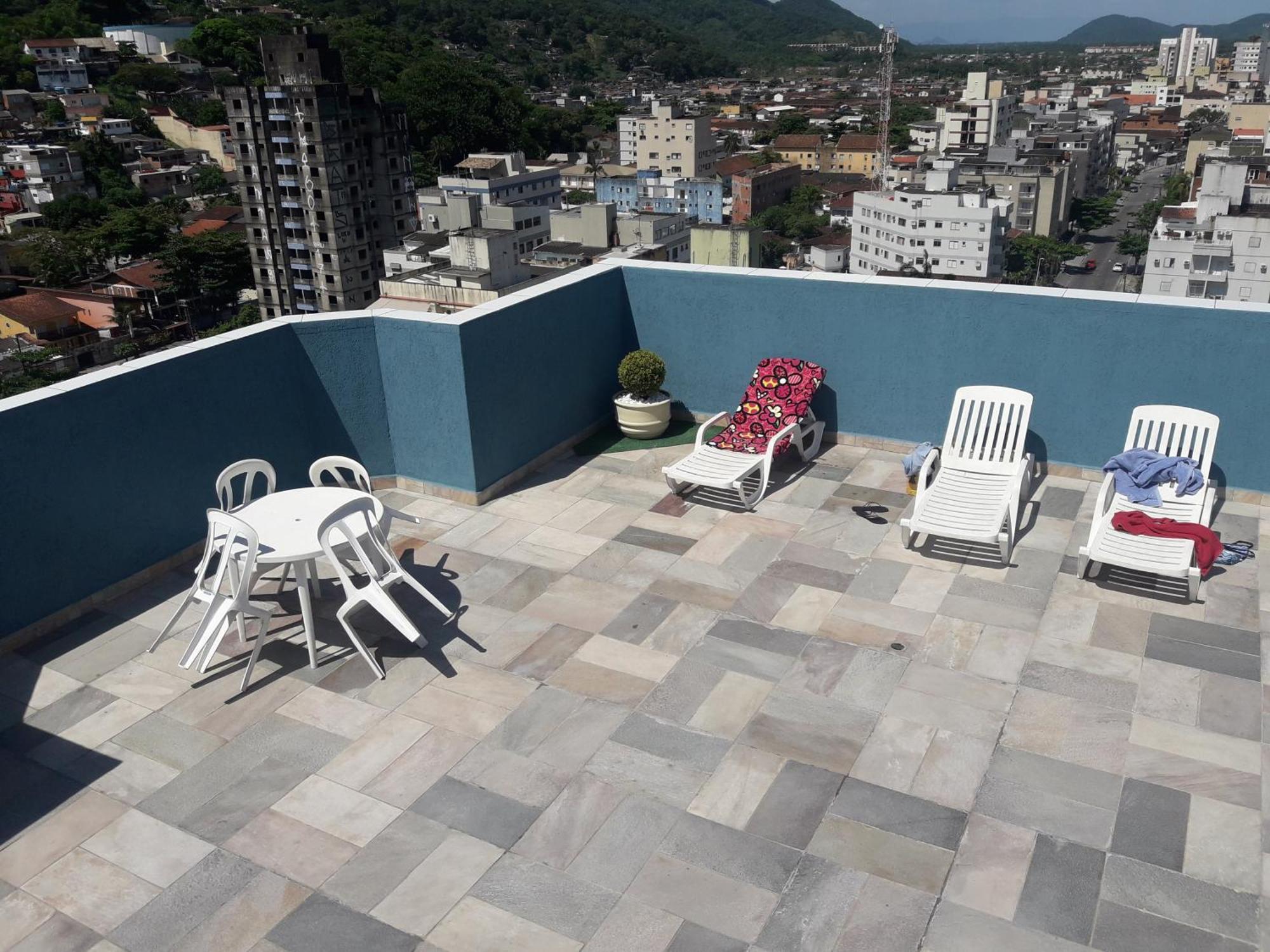 500M Da Praia, Predio Cm Piscina, 1Garagem, Wi-Fi 300 Mbps, Centro De Guaruja, Proximo A Praia E Comercio, Horarios Check-In E Check-Out Flexiveis, Churrasqueira, Daire Dış mekan fotoğraf